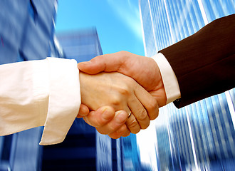 Image showing Business handshake