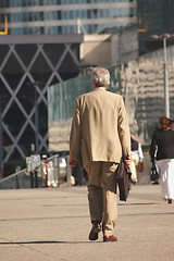 Image showing Businessman go to work