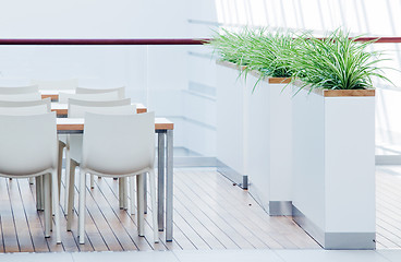 Image showing Modern restaurant interior