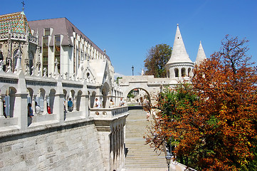 Image showing The great tower of Fishermen's Bastion