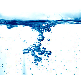 Image showing Fresh water splash background