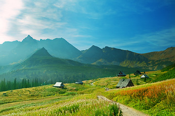 Image showing Mountains landscape