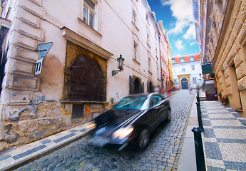 Image showing Prague. Old, charming streets