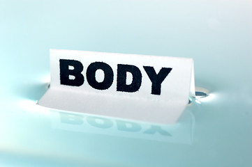 Image showing BODY concept