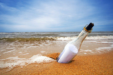 Image showing Message in the bottle