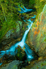 Image showing Waterfall in mountains