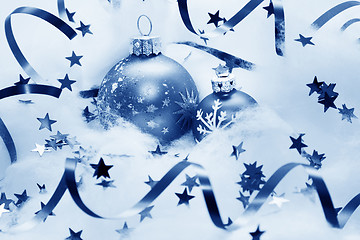Image showing Christmas balls decoration