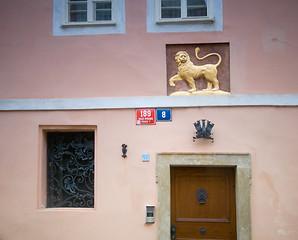 Image showing Building with ornaments. Prague