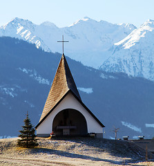 Image showing Small shrine in the mountains