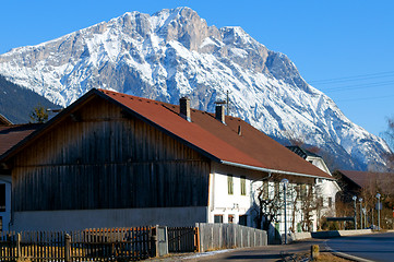 Image showing Mountain village in the Alps