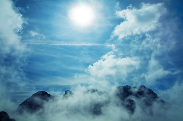 Image showing Sky mountains landscape