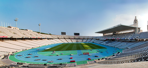 Image showing Olympic stadium in Barcelona, Spain