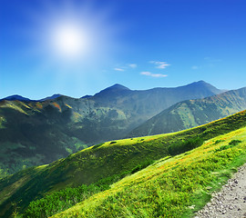 Image showing Mountains landscape