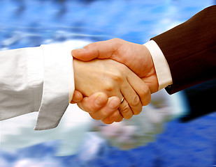 Image showing Business handshake