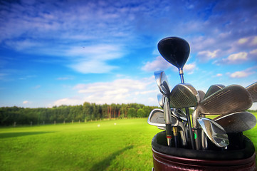 Image showing Golf gear