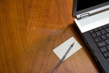 Image showing Modern business desk