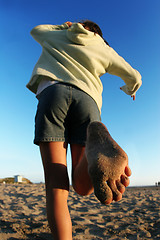 Image showing Beach girl