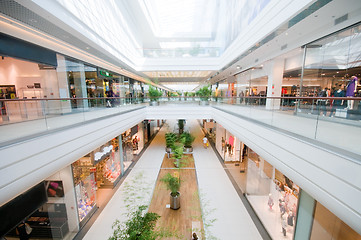 Image showing Modern shopping mall