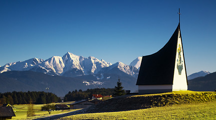 Image showing Spring Alpine scenery