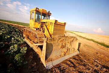 Image showing Excavator working