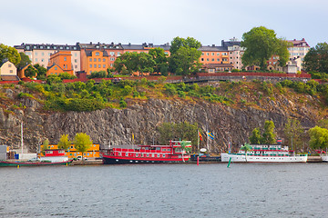 Image showing Stockholm, Sweden in Europe. Waterfront view