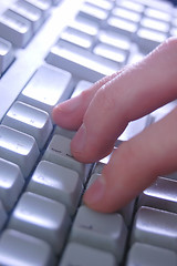 Image showing Typing