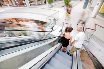 Image showing Couple shopping in mall