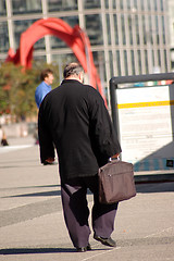 Image showing Businessman go to work