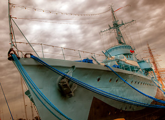 Image showing Old war ship