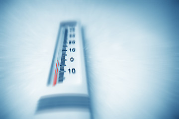 Image showing Below zero on thermometer.