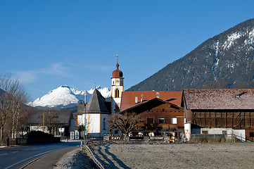 Image showing Mountain village in the Alps