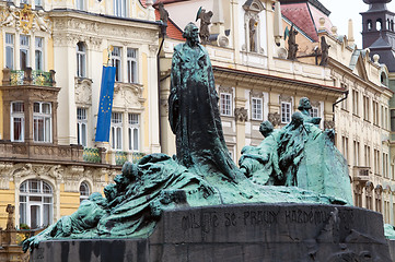 Image showing Jan Hus Memorial in Prague