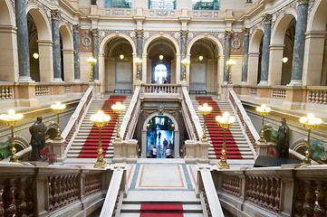 Image showing Inside of National Museum in Prague