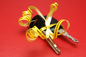 Image showing Car keys gift