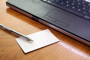 Image showing Modern business desk