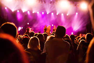 Image showing People on music concert