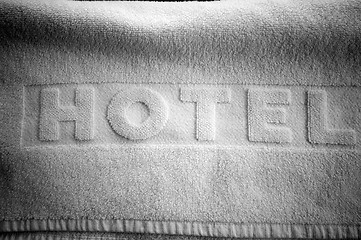 Image showing Hotel towel