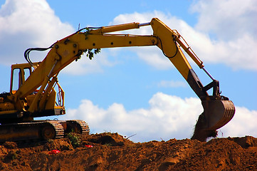 Image showing Excavator working