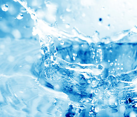 Image showing Blue fresh water 