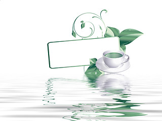 Image showing green tea