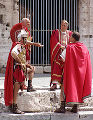 Image showing the roman legionaries. rome. italy