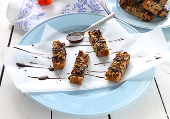 Image showing Chocolate Muesli Bars