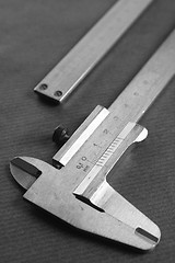 Image showing a duel scale vernier measuring calipers