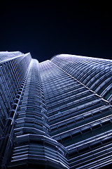 Image showing Petronas towers in Kuala Lumpur