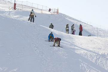 Image showing Big air training