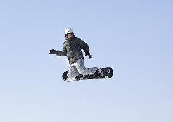 Image showing Big air training