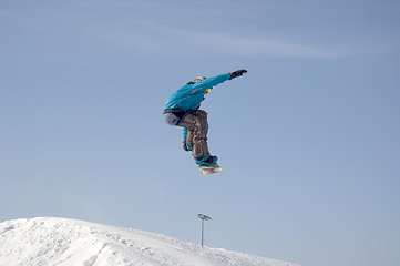 Image showing Big air training