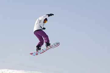 Image showing Big air training