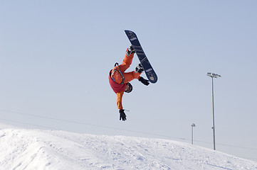 Image showing Big air training