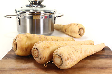 Image showing fresh parsnips